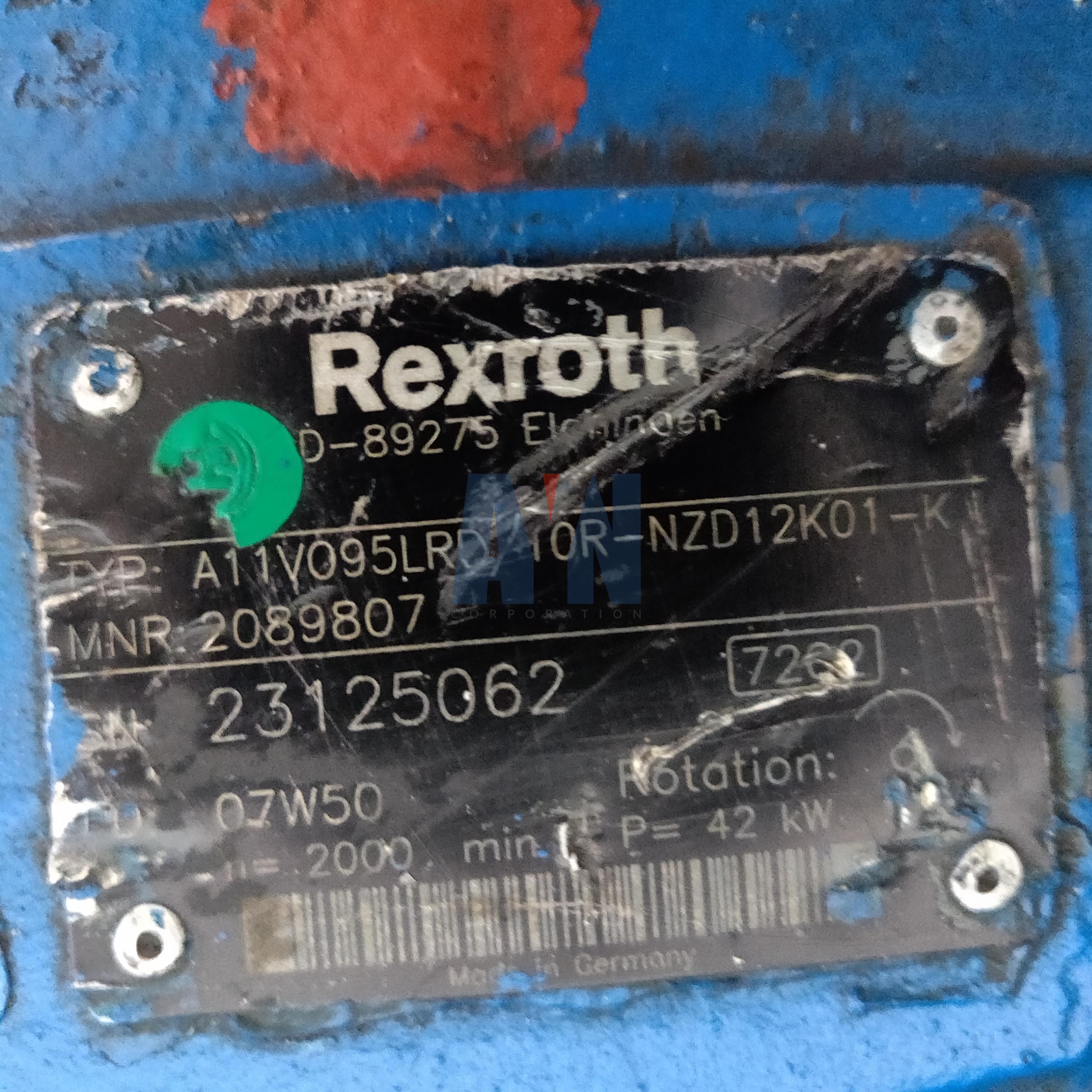Rexroth A11V095LRD 10R-NZD12K01-K1 Axial Piston Variable Pump